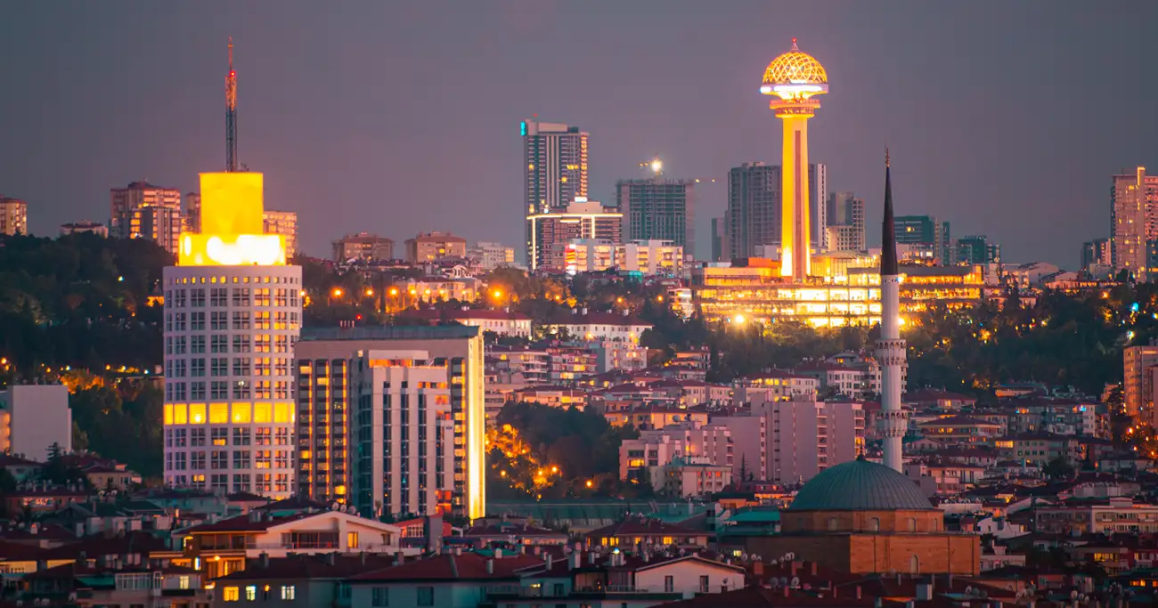 ankara'nın panoramik görüntüsü